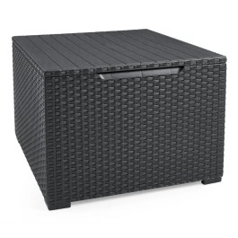 ROSALIE EMMA STORAGE TABLE RATTAN GRAPHITE ROSALIE EMMA ΤΡΑΠΕΖΑΚΙ ΜΕ ΑΠΟΘΗΚΕΥΤΙΚΟ ΧΩΡΟ ΑΠΟ ΡΑΤΑΝ ΣΕ ΧΡΩΜΑ ΓΡΑΦΙΤΗ